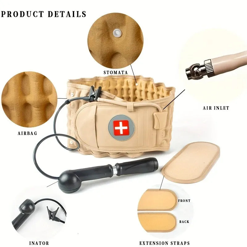 Spinal Air Traction Belt with (Manual Air Pump)